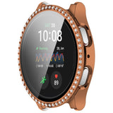 Samsung Galaxy Watch 7 (40mm) Hårdt Plast Case m. Indbygget Skærmbeskyttelse - Bronze & Rhinsten