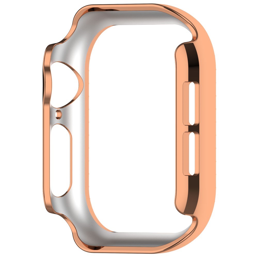 Apple Watch 10 (42mm) Hård Plastik Ramme - Rose Gold / Rhinsten