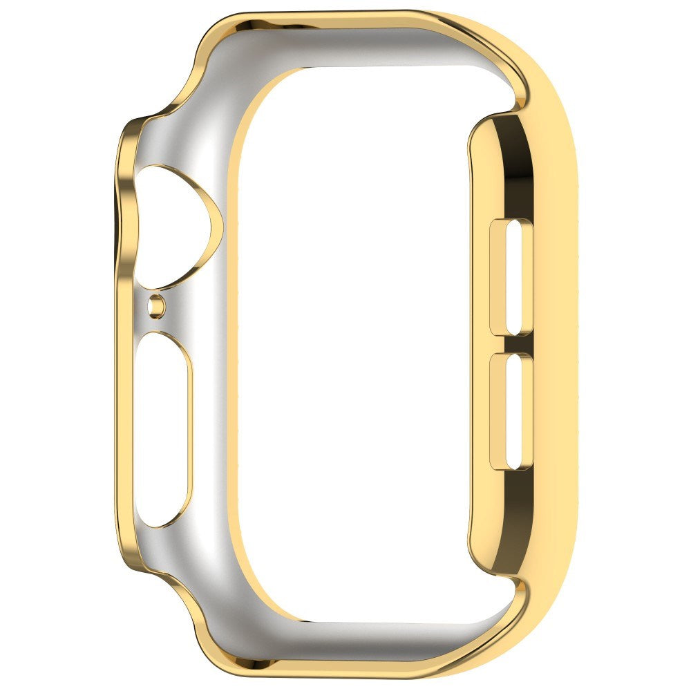 Apple Watch 11 / 10 (46mm) Hård Plastik Ramme - Guld / Rhinsten