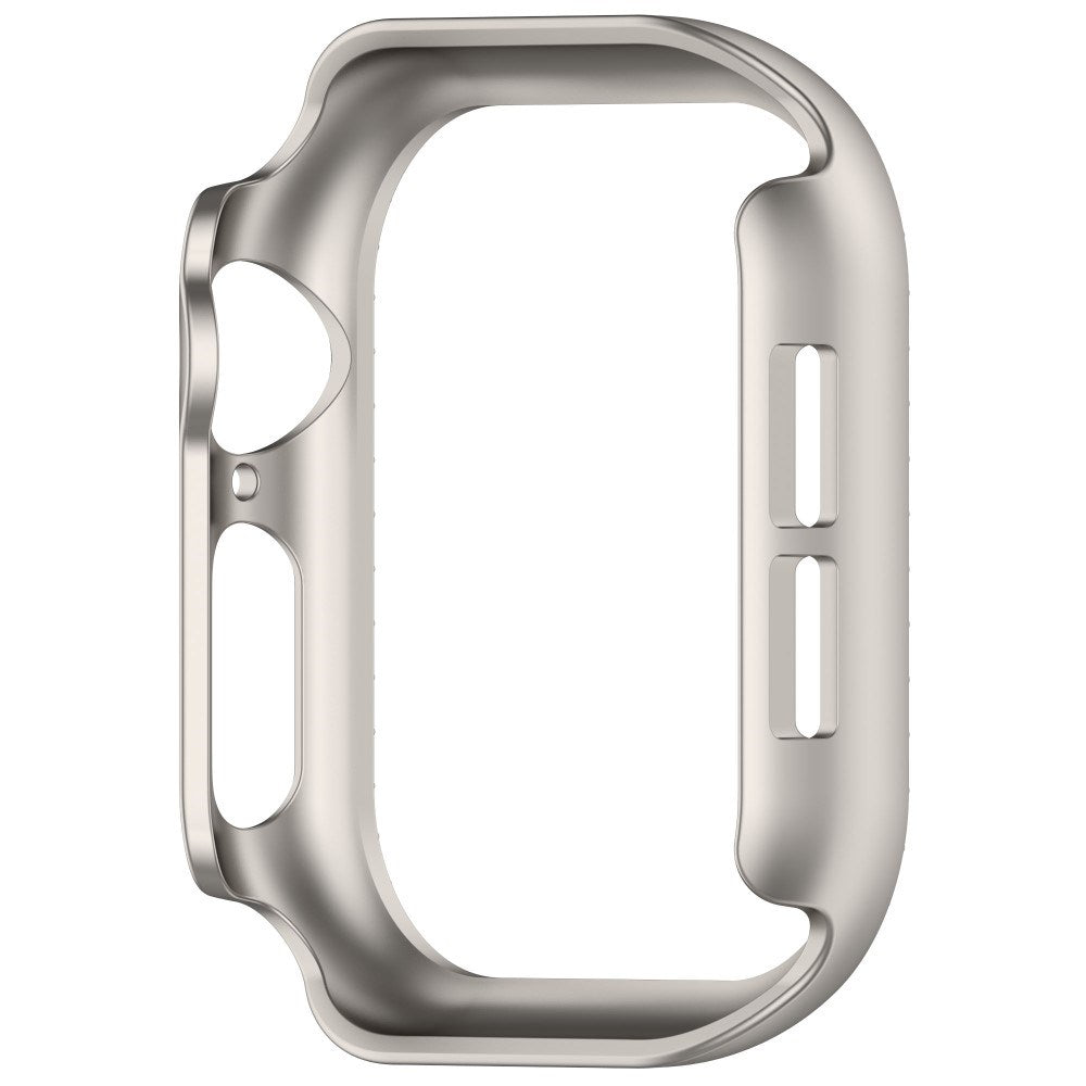 Apple Watch 11 / 10 (46mm) Hård Plastik Ramme - Grå / Rhinsten