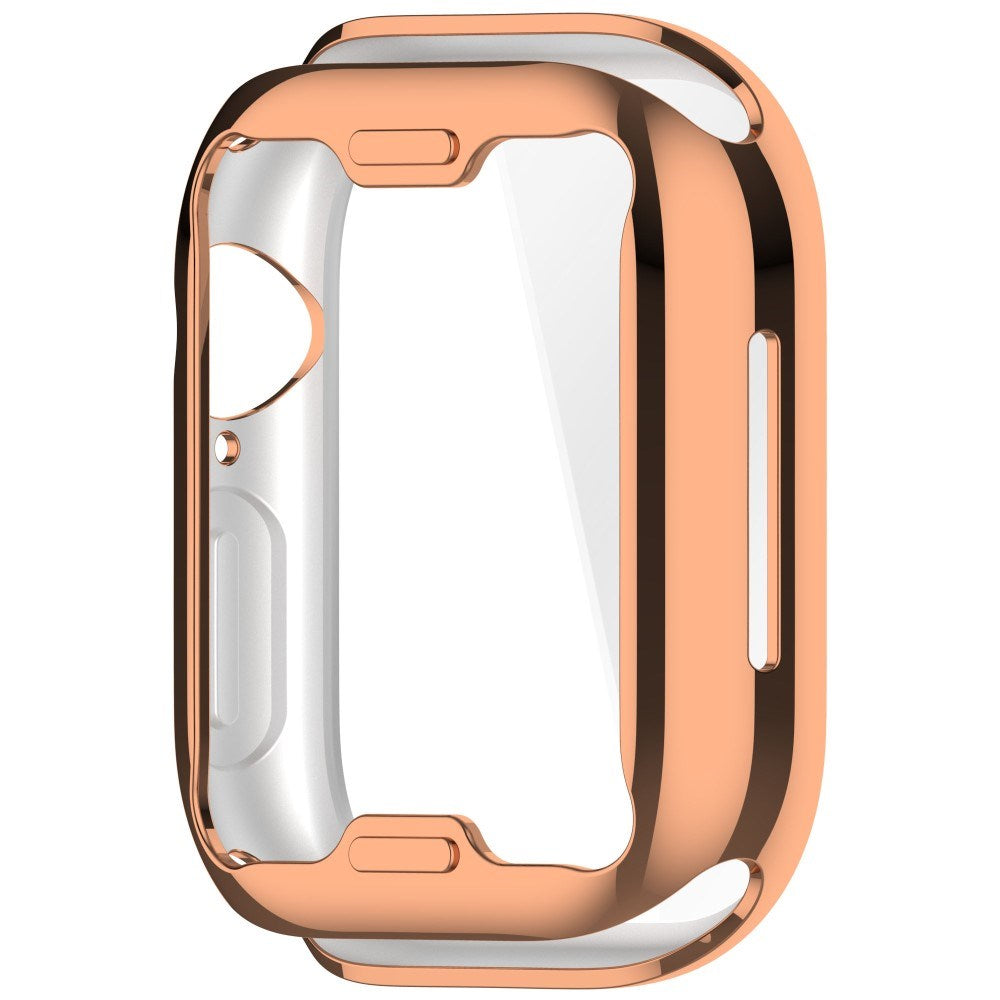 Apple Watch 11 / 10 (42mm) Fleksibelt Plastik Cover - Skærmbeskyttelse - Rose Gold