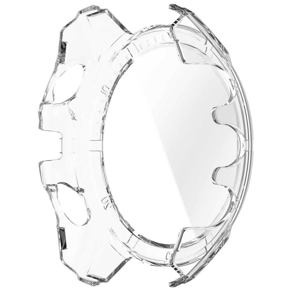 Garmin Tactix 8 AMOLED (47mm) - Hårdt Plastik Cover m. Beskyttelsesglas - Gennemsigtig