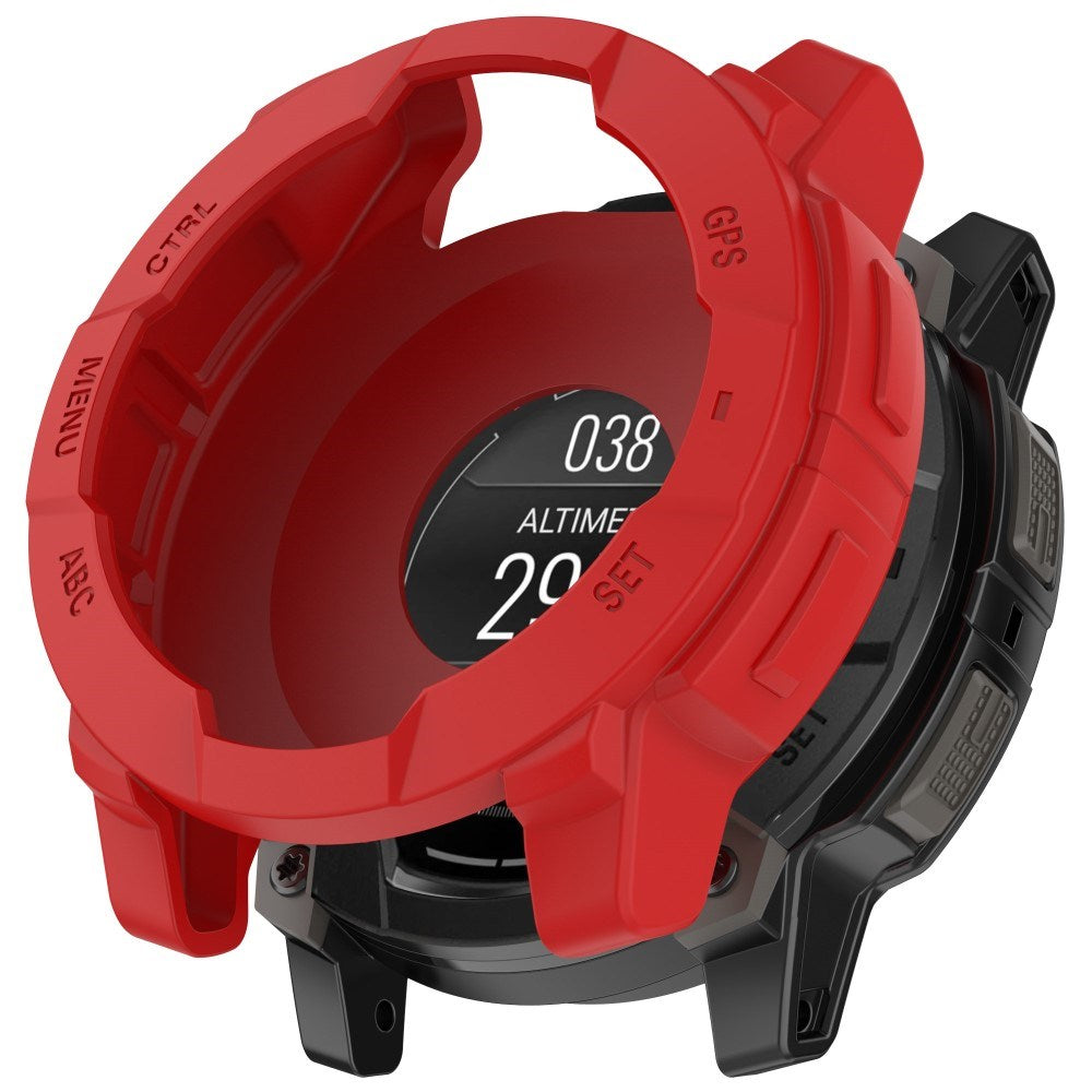 Garmin Instinct E (45mm) - Bumper Silikone Cover - Rød