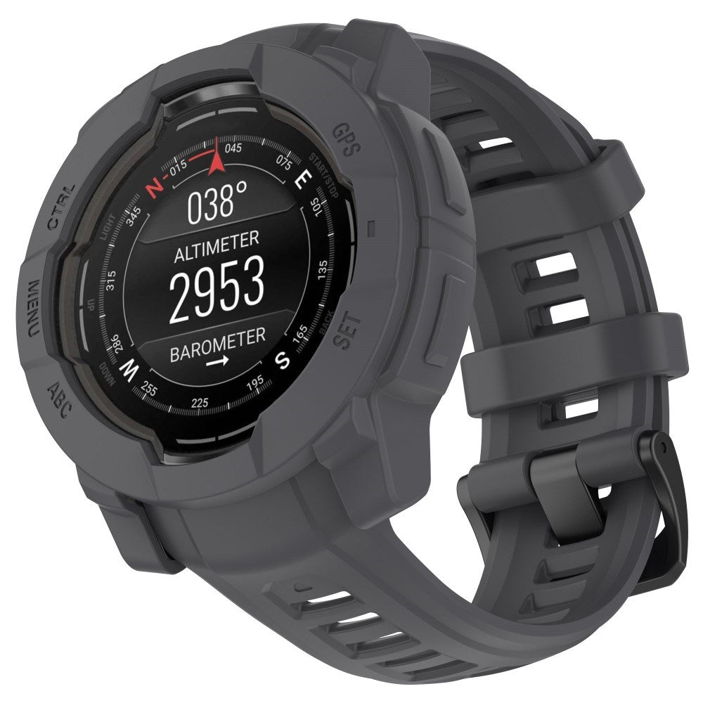 Garmin Instinct E (45mm) - Bumper Silikone Cover - Grå