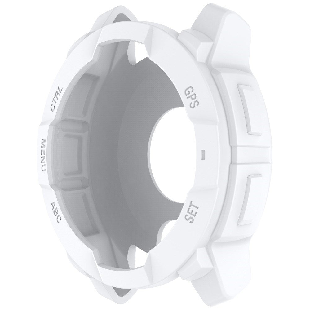 Garmin Instinct 3 AMOLED / Solar (50mm) - Bumper Silikone Cover - Hvid