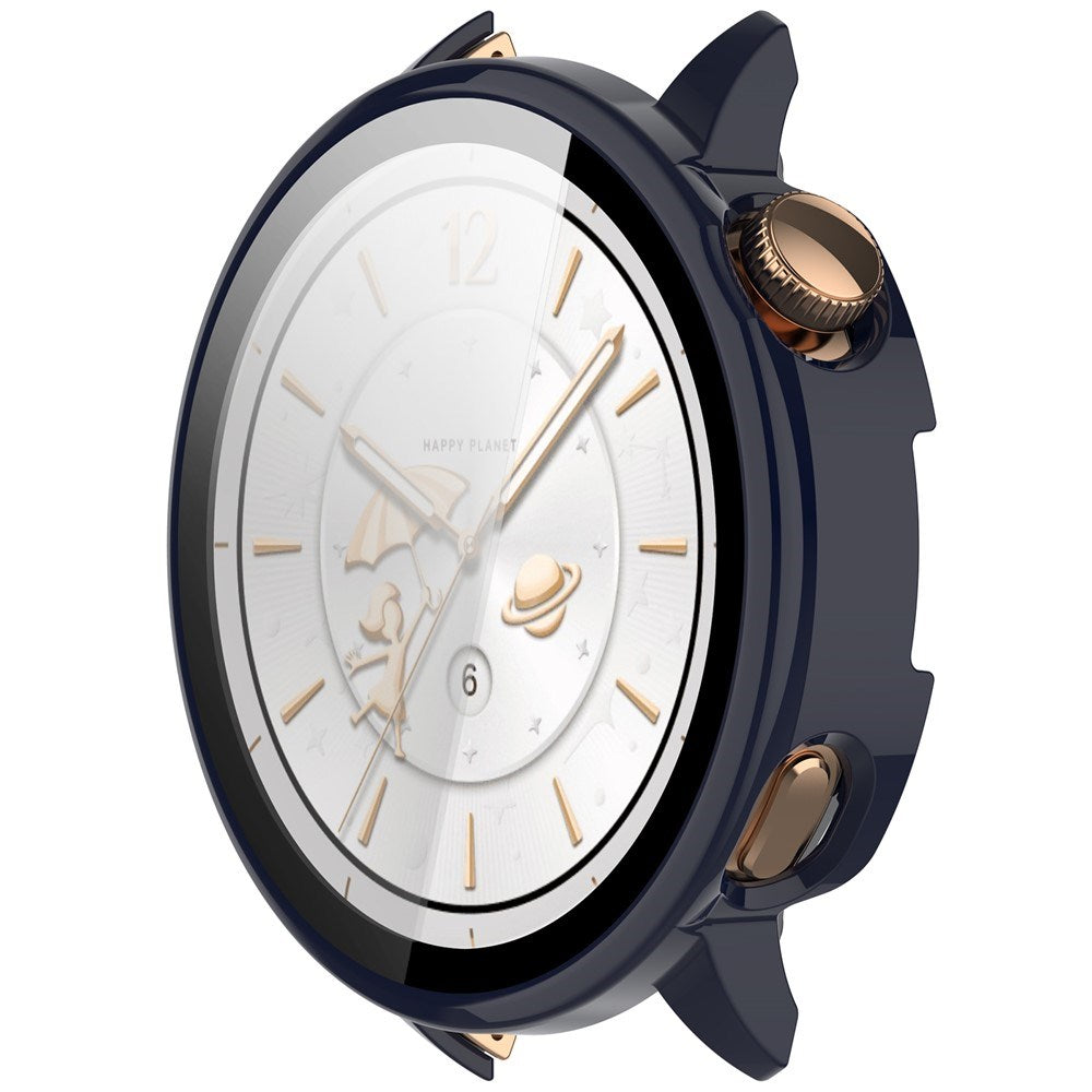 OnePlus Watch 3 (43mm) Cover m. Indbygget Skærmbeskyttelse - Blå