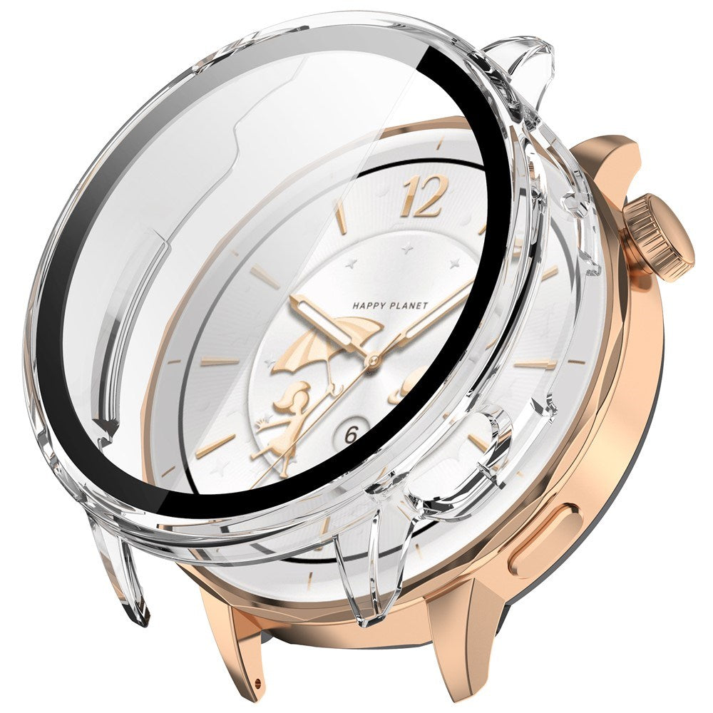 OnePlus Watch 3 (43mm) Cover m. Indbygget Skærmbeskyttelse - Gennemsigtig