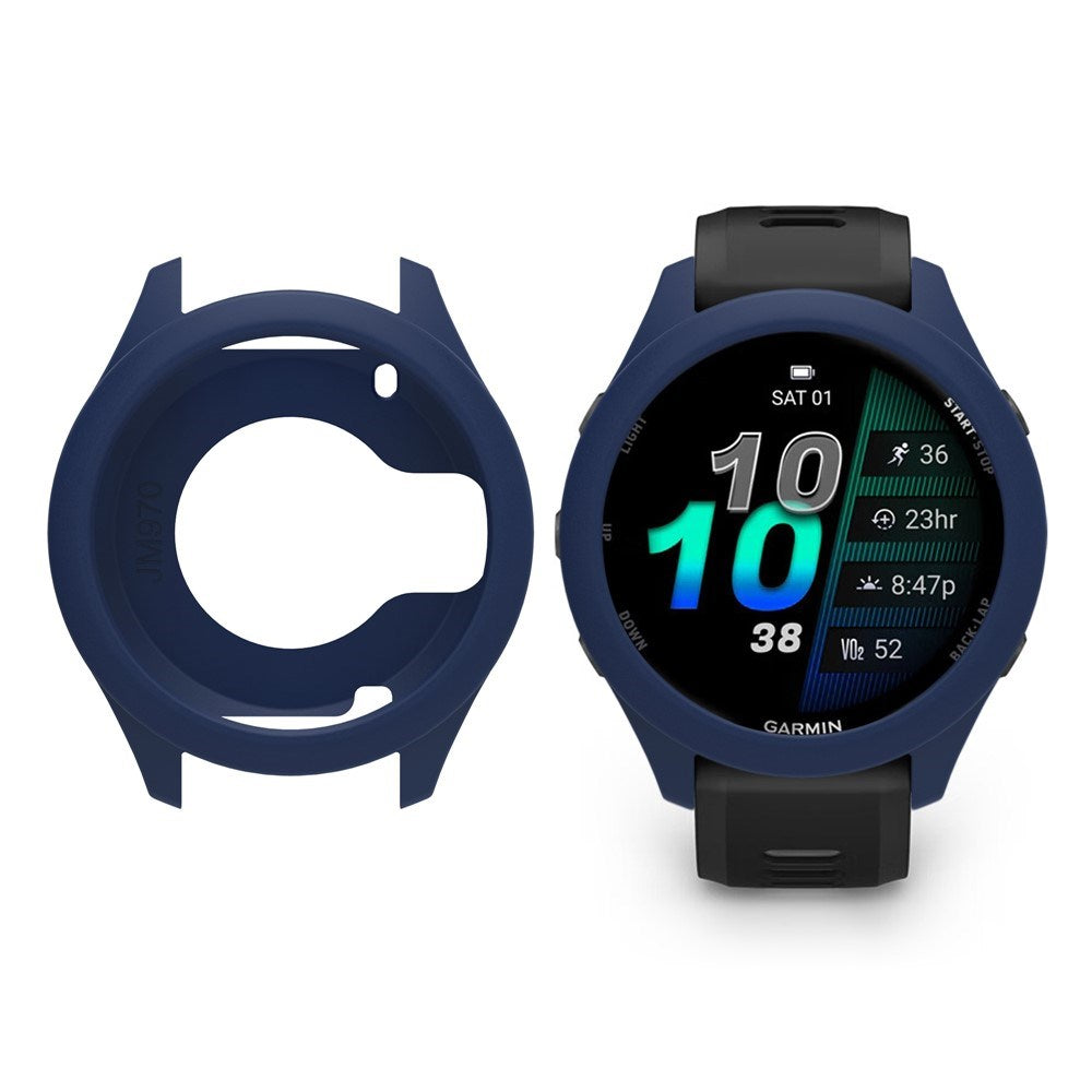 Garmin Forerunner 970 Bumper Silikone Case - Mørkeblå