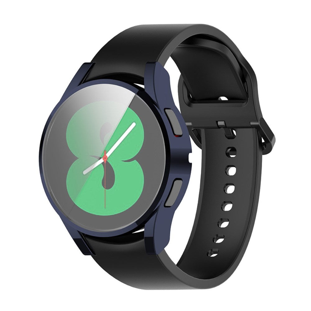 Samsung Galaxy Watch 4 (40mm) Hårdt Plastik Case m. Indbygget Skærmbeskyttelse - Blå