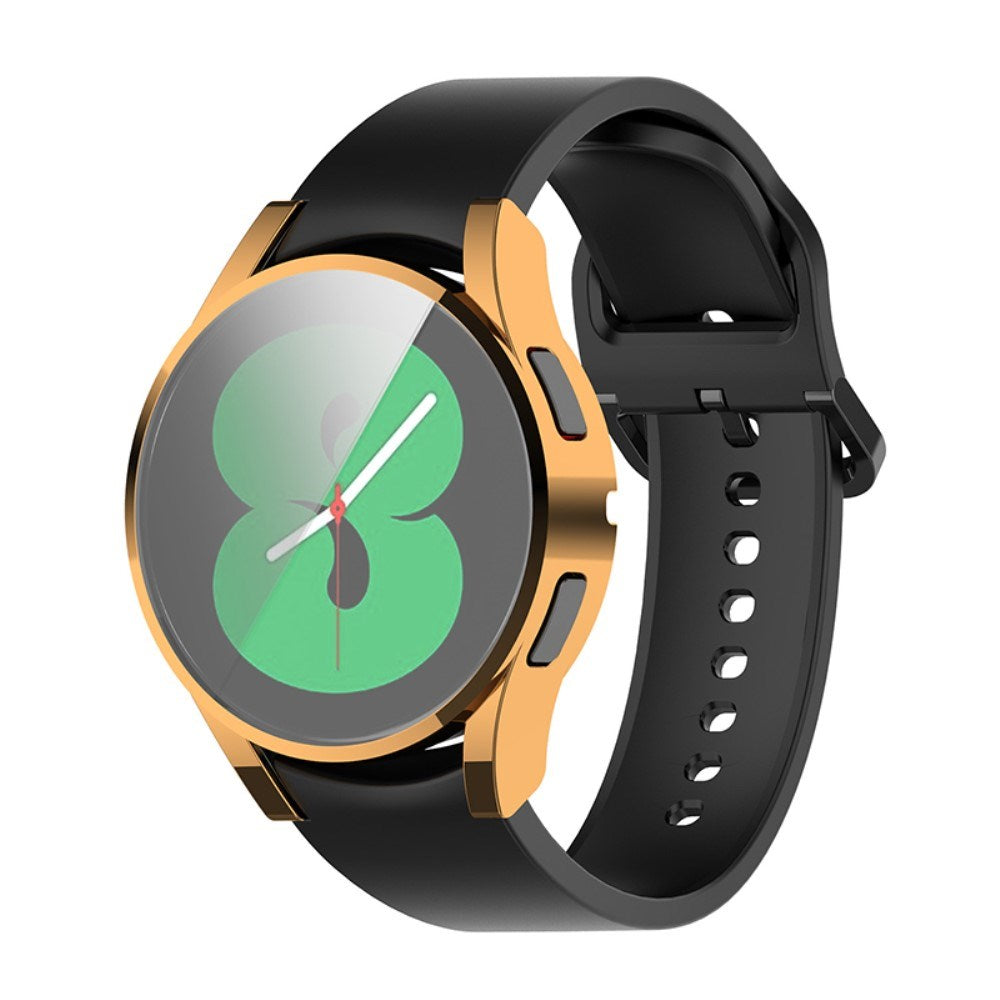Samsung Galaxy Watch 4 (40mm) Hårdt Plastik Case m. Indbygget Skærmbeskyttelse - Rose Gold