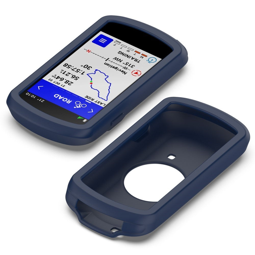 Silikone Garmin Edge 1040 Cover - Mørkeblå