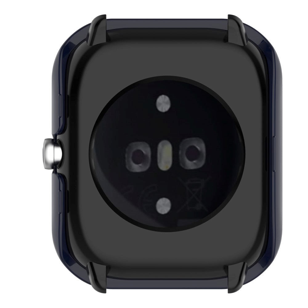 Amazfit GTS 4 Mini Hård Plast Case m. Indbygget Glas Skærmbeskyttelse - Blå
