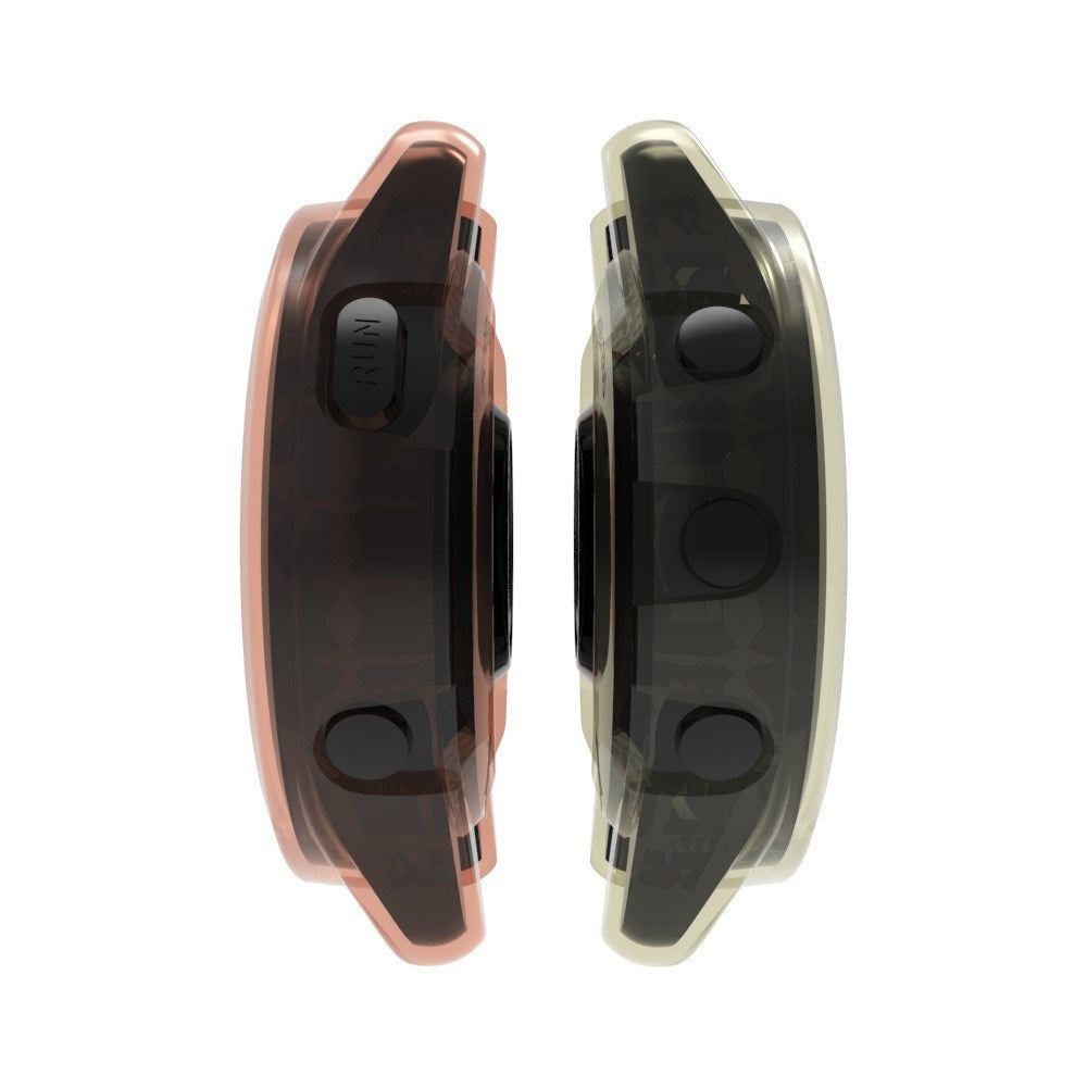 Garmin Forerunner 265S Transparent Fleksibelt TPU Plastik Smartwatch Cover - Blå