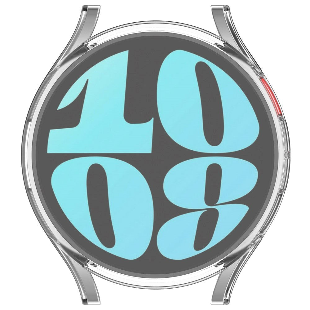 Samsung Galaxy Watch 6 (40mm) Plastik Cover m. Indbygget Skærmbeskytter - Gennemsigtig