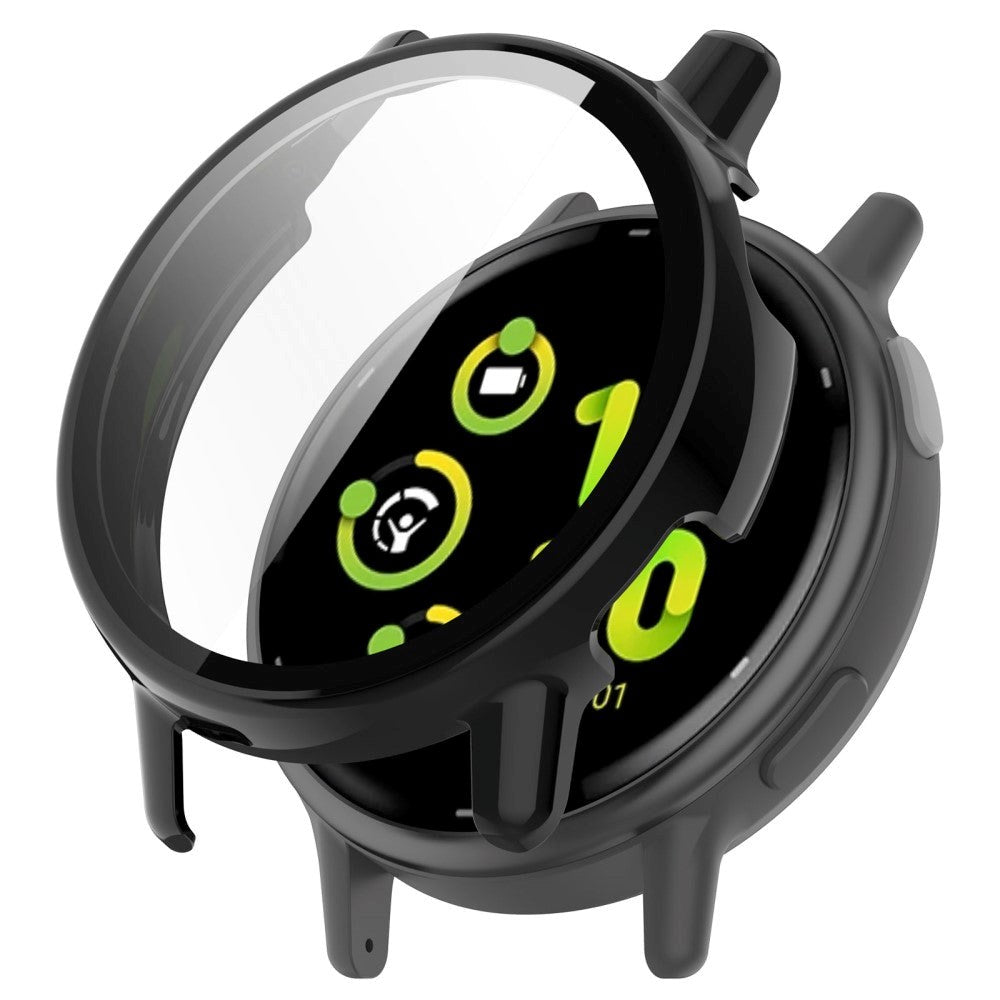 Garmin Vivoactive 5 Cover m. Indbygget Skærmbeskytter i Hård Plastik - Sort