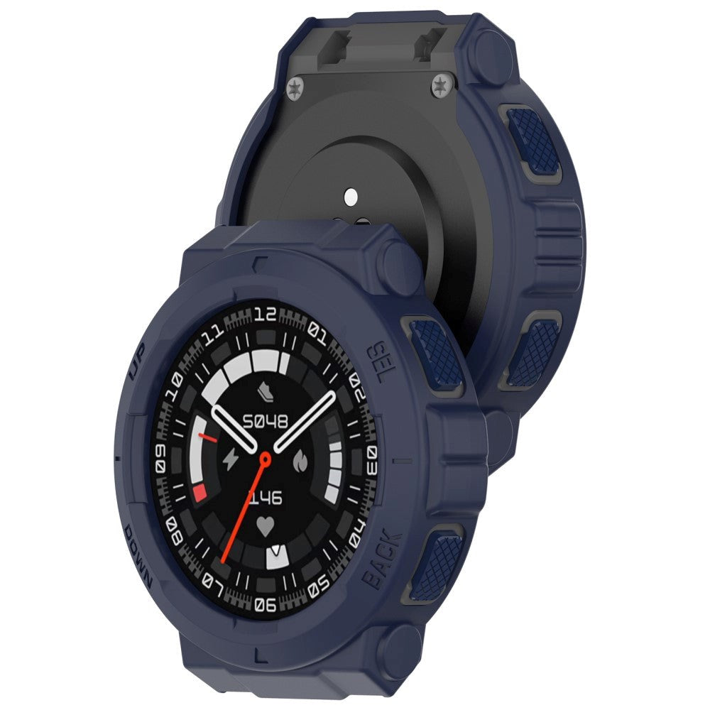 Amazfit Active Edge Fleksibelt Plast Cover - Blå