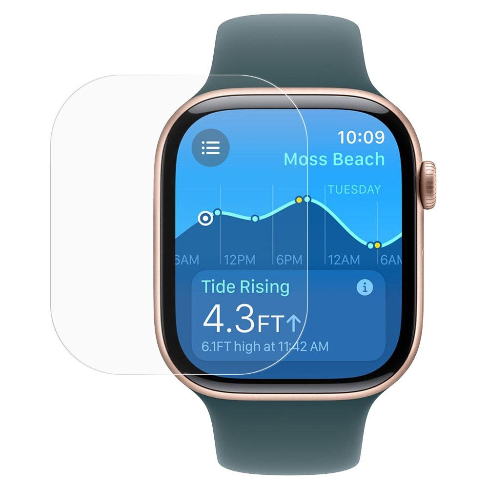 Apple Watch 11 / 10 (42mm) Fleksibel Skærmbeskyttelse - Gennemsigtig