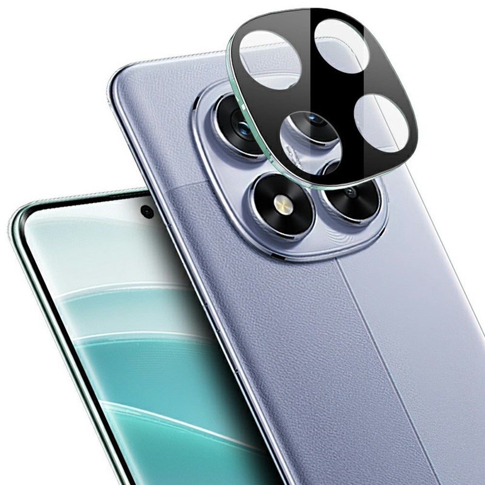 IMAK Xiaomi Redmi Note 14 Pro (5G) / Poco X7 Kameralinsebeskyttelse - Gennemsigtig / Sort