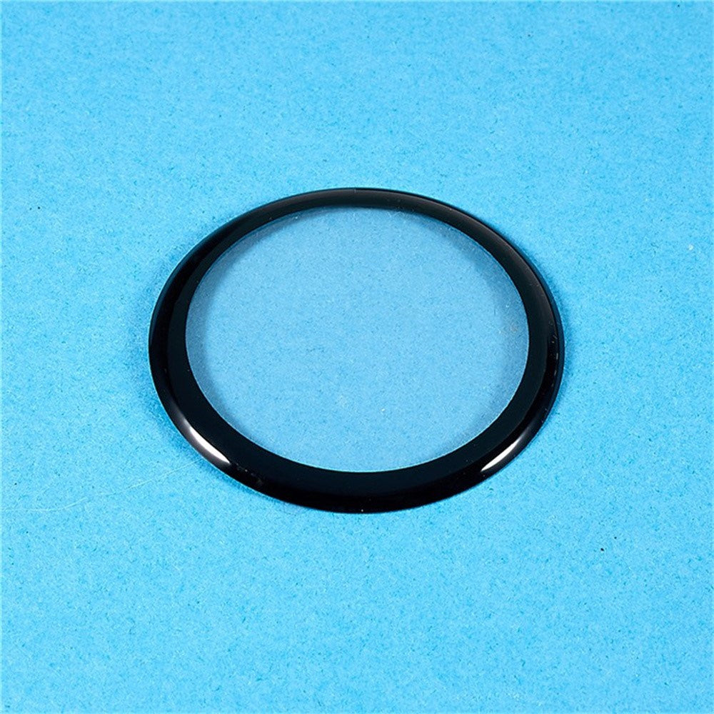 Samsung Galaxy Watch 8 (40mm) Skærmbeskyttelse - Hård Plastik - Gennemsigtig / Sort Kant