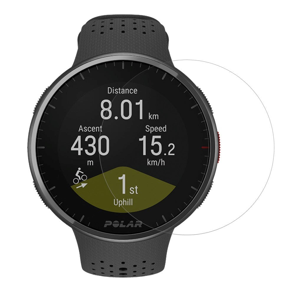 Polar Pacer Pro Plastik Skæmbeskyttelsesfilm - Gennemsigtig