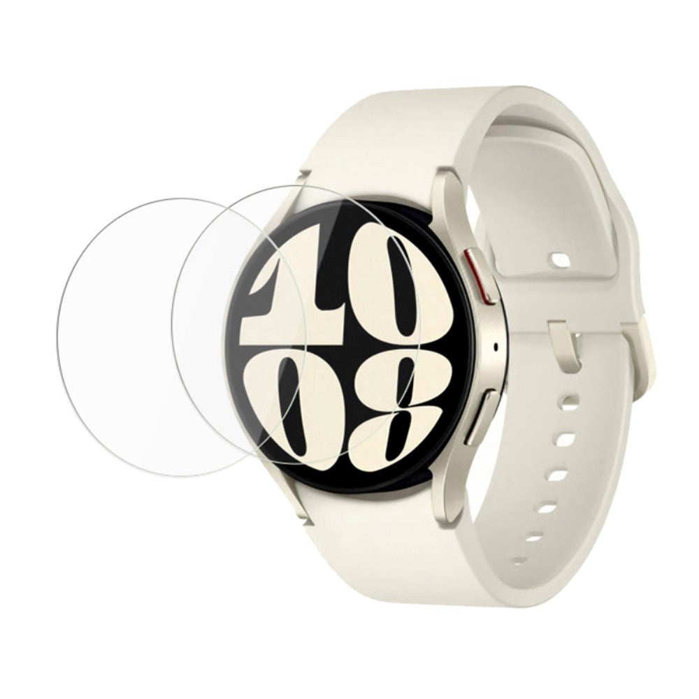 Samsung Galaxy Watch 6 Classic 43 mm Arc Edge Beskyttelsesglas - 2 Pak - Gennemsigtigt