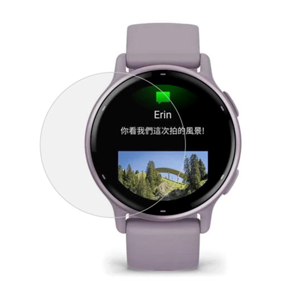 Garmin Vivoactive 5 Beskyttelsesfilm i Plastik - Gennemsigtig