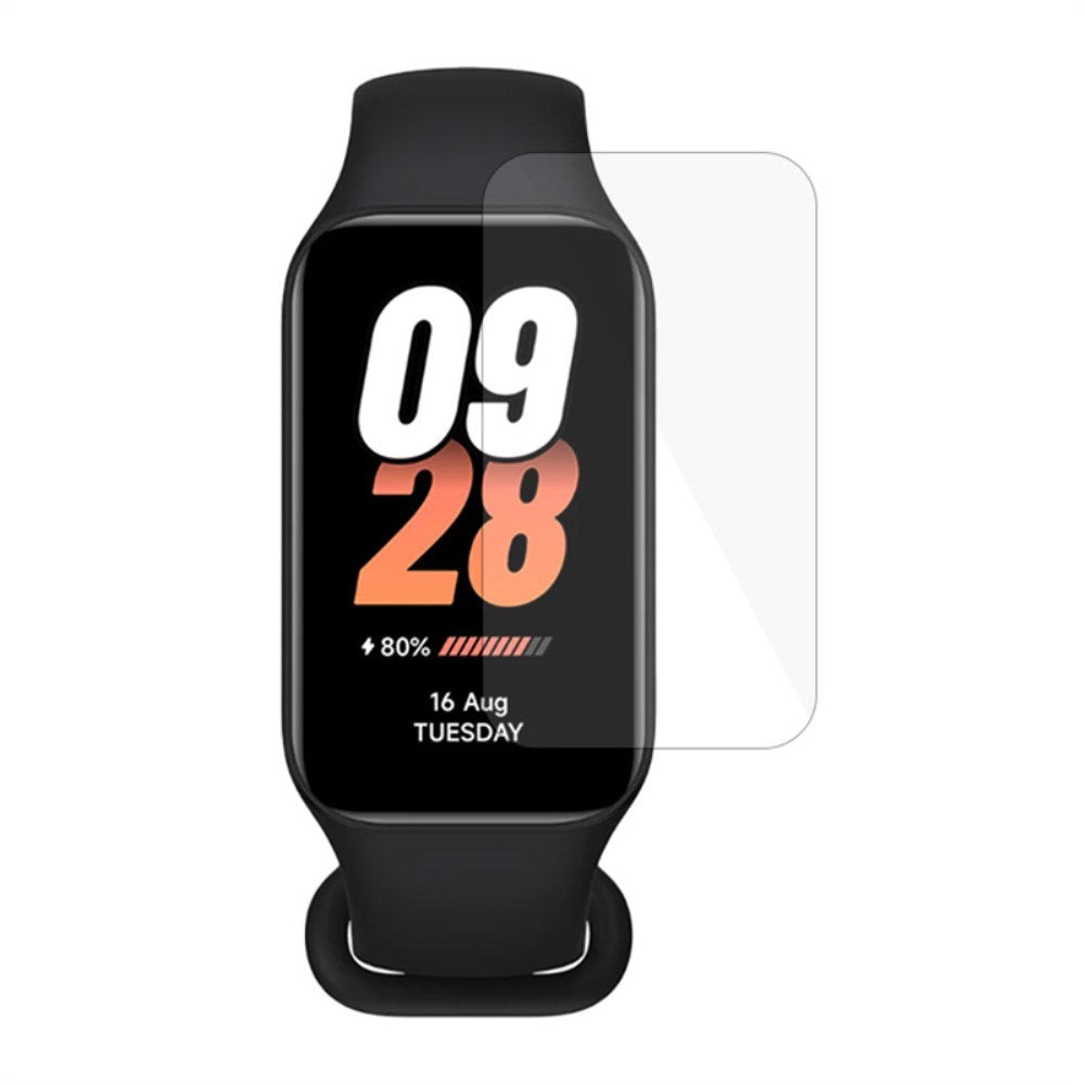 Xiaomi Smart Band 8 Beskyttelsesfilm - Full-Fit - Gennemsigtig