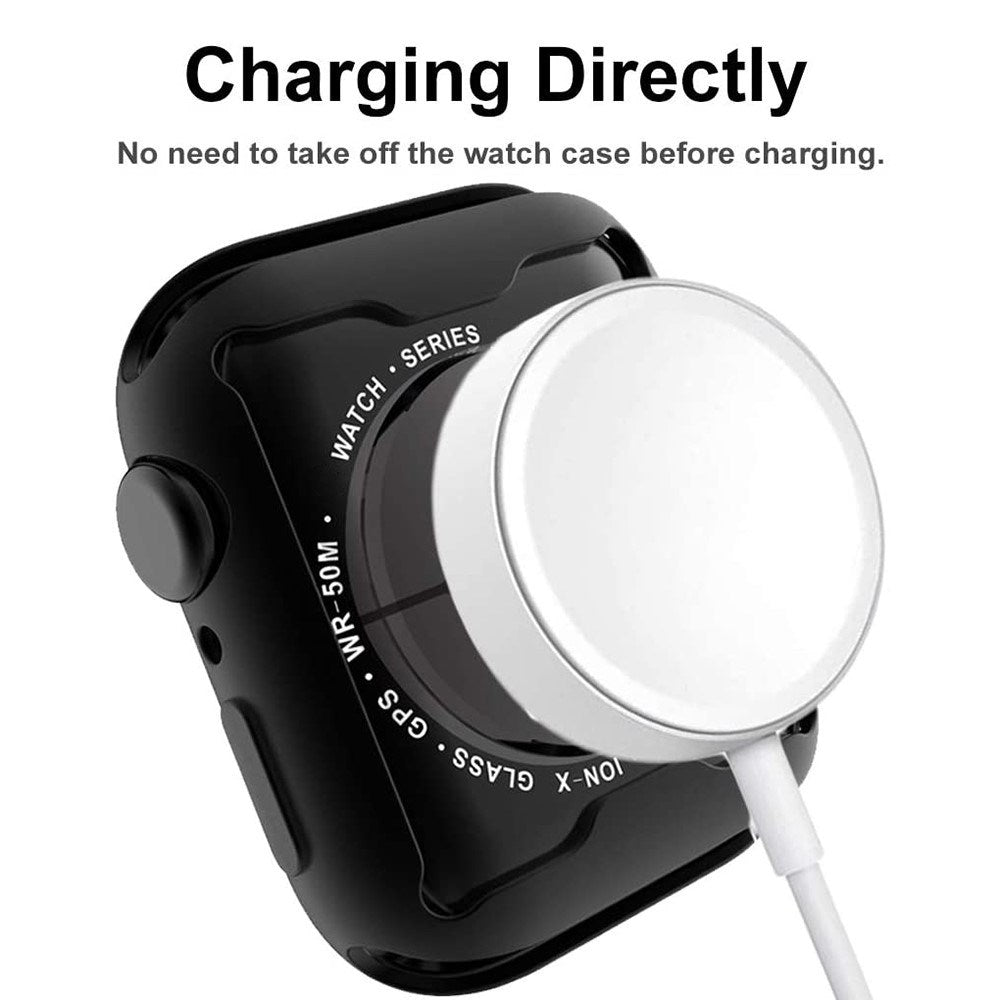 Apple Watch Ultra 3 / 2 / 1 (49mm) Plast Cover m. Skærmbeskyttelse - Sort