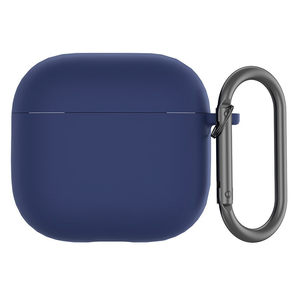 Apple AirPods (4. gen.) Silikone Cover med Karabinhage - Mørkeblå