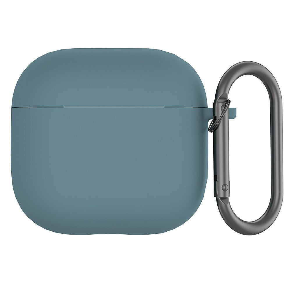 Apple AirPods (4. gen.) Silikone Cover med Karabinhage - Mørkegrøn