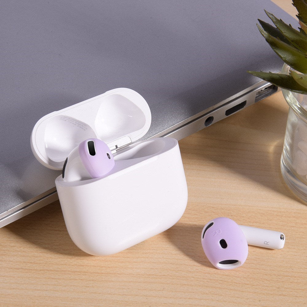 Silikone Cover - Apple AirPods (4. gen.) Ørepropper - Hvid