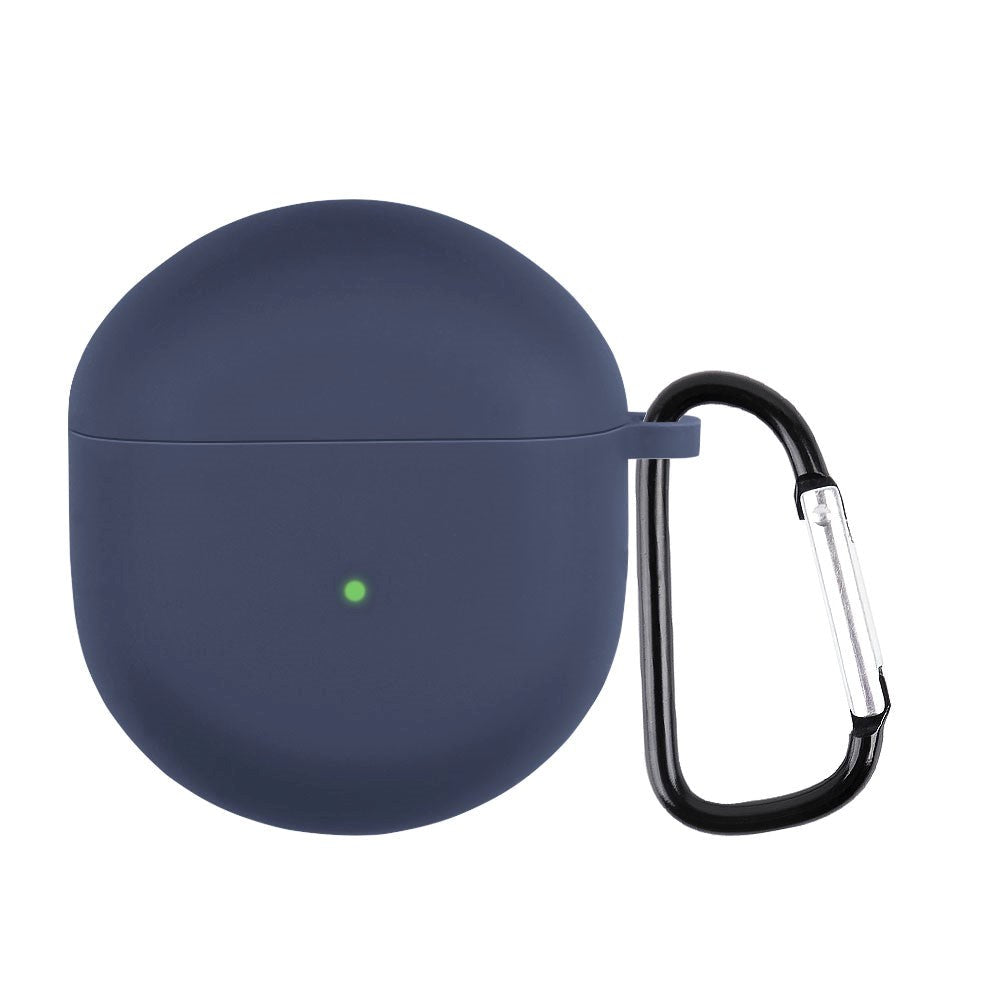 OnePlus Buds Cover Silikone med Karabinhage - Blå