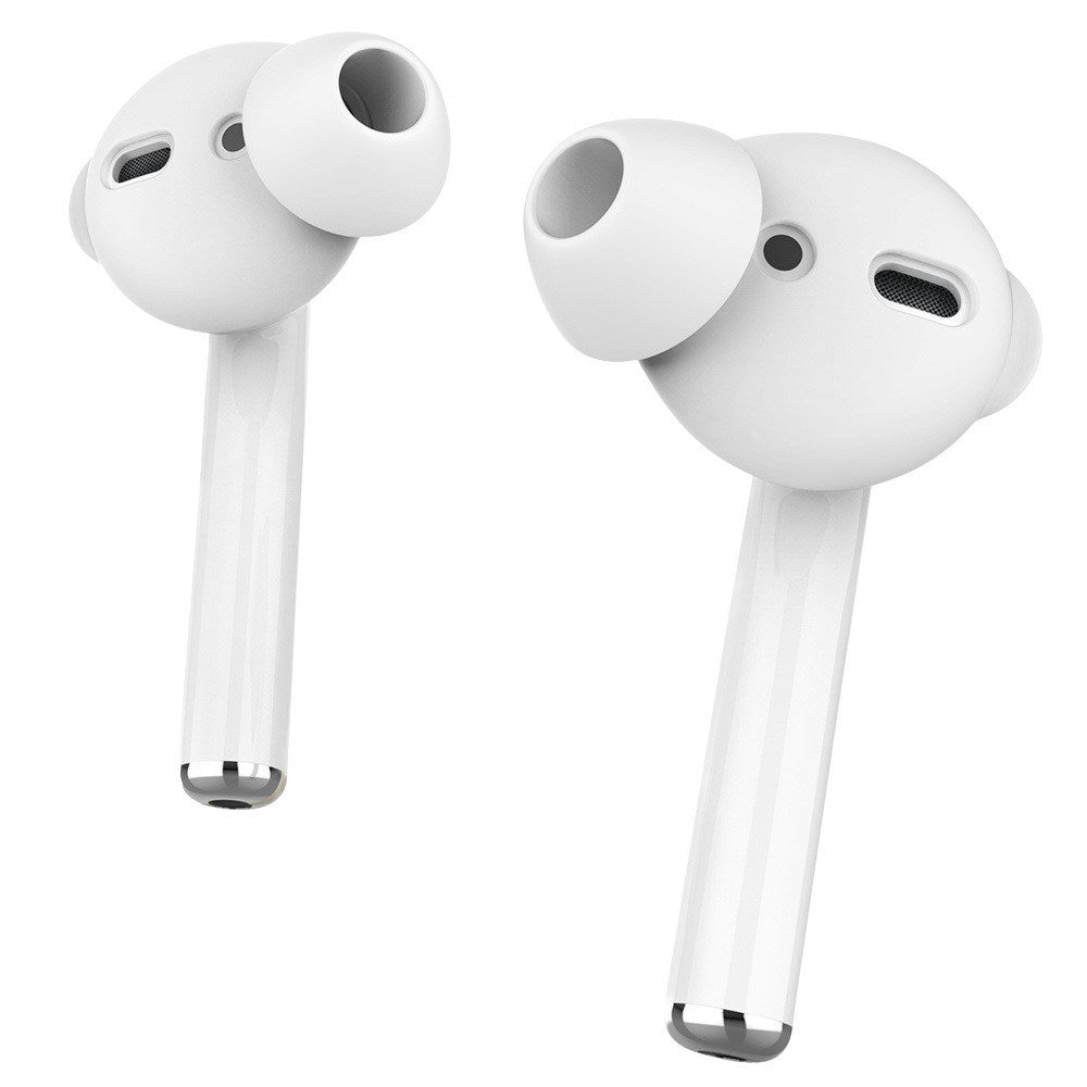 Apple AirPods (1. & 2. Gen) Ørepuder Str. S m. Opbevaringsetui- 3 Par - Sort