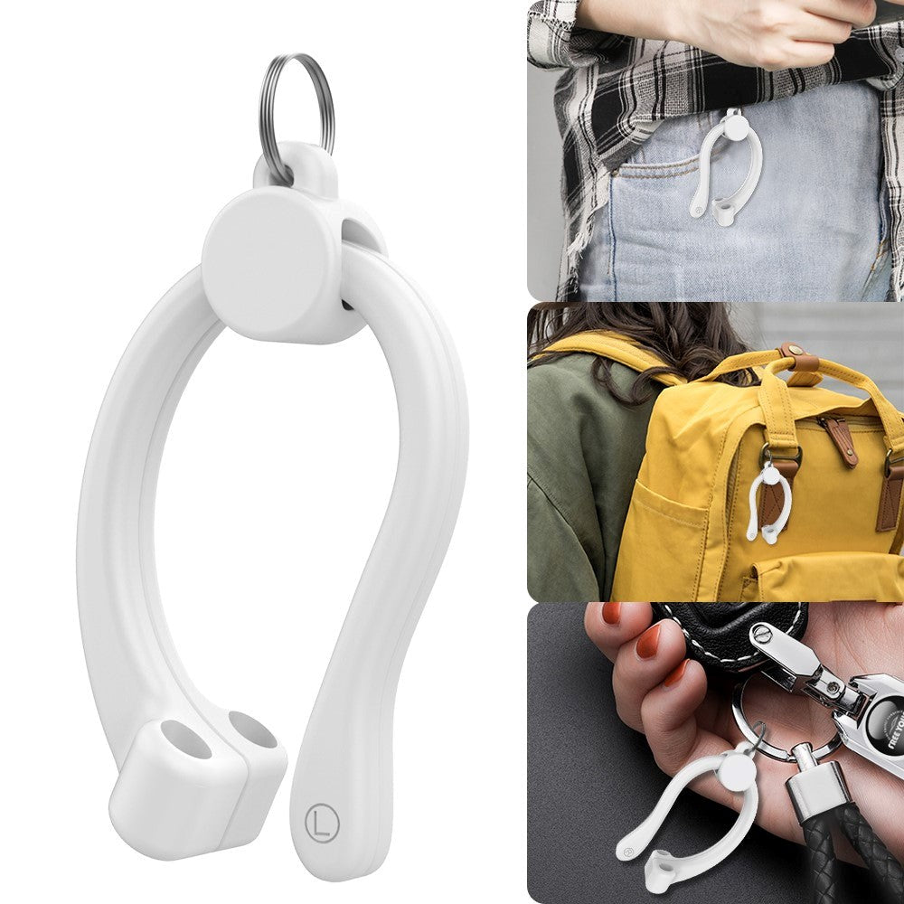 AirPods / AirPods Pro Fleksibel & Magnetisk Silikone Earhook - Hvid