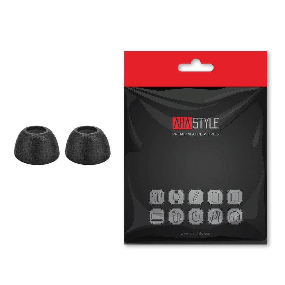 EarBuds Covers til Samsung Galaxy Buds Pro / Buds2 Pro i Memory Foam - Sort - Str. L