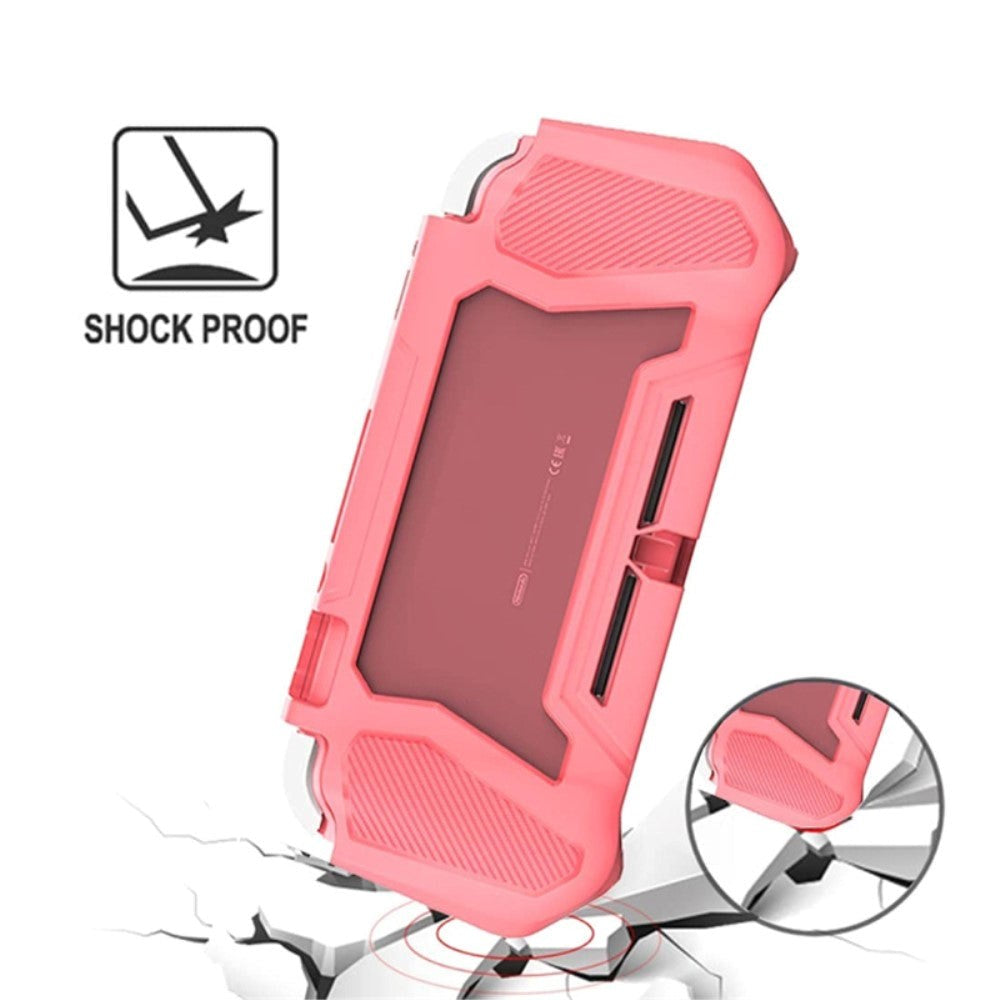 360° Plastik Cover til Nintendo Switch Lite m. Skærmbeskyttelse - Gul