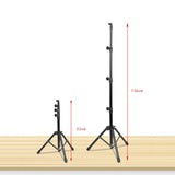 Tripod Tablet Stander I Metal m. 360° Rotation & Taske - Sort