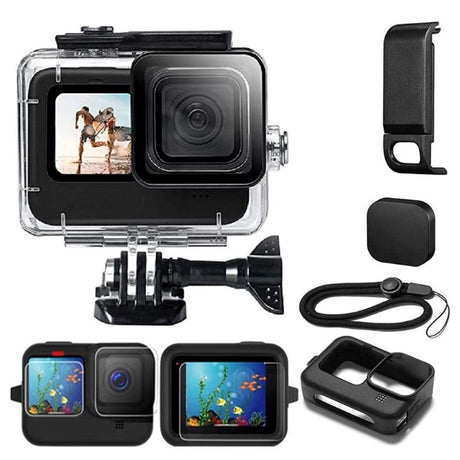 GoPro Hero 9 / 10 / 11 Vandtæt Clear Case - Gennemsigtig