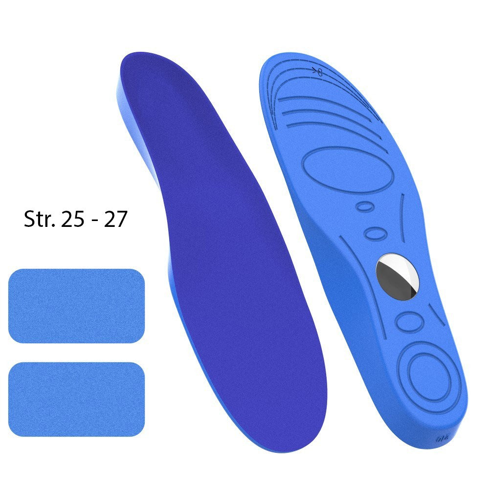 Sål m. Indbygget Apple AirTag 1. & 2. Gen. Holder til Sko - Str. 25 - 27