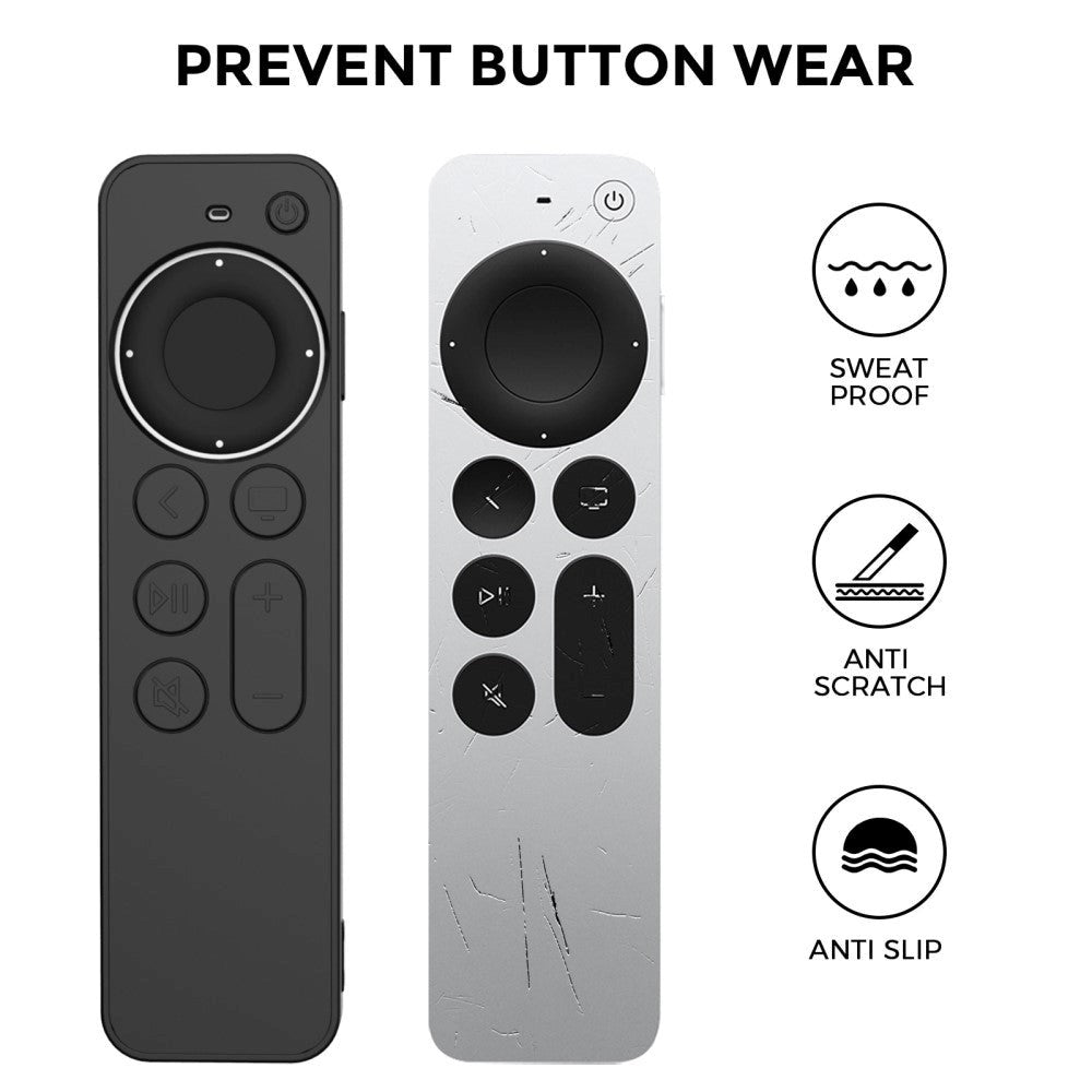 Apple TV Siri Remote Silikone Cover (2. & 3. gen.) - Blå