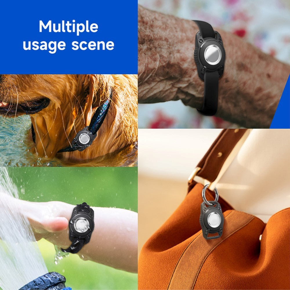 AirTag Fleksibel Plastik Cover - Vandtæt - Blå