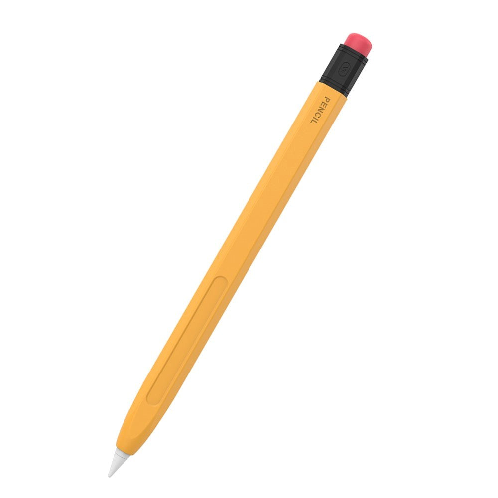 Apple Pencil 1 Gen. Fleksibelt & Blødt Silikone Blyant Cover - Orange