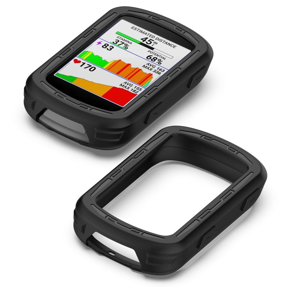 Garmin Edge 840 / 540 Blødt Silikone Cykel Computer Cover - Sort