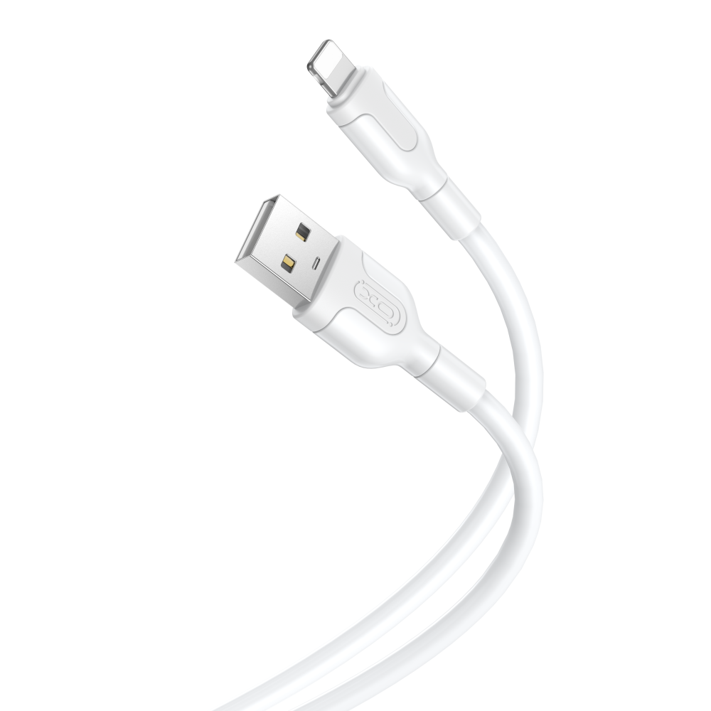 XO USB-A til Lightning Kabel 1m - 10W - Hvid
