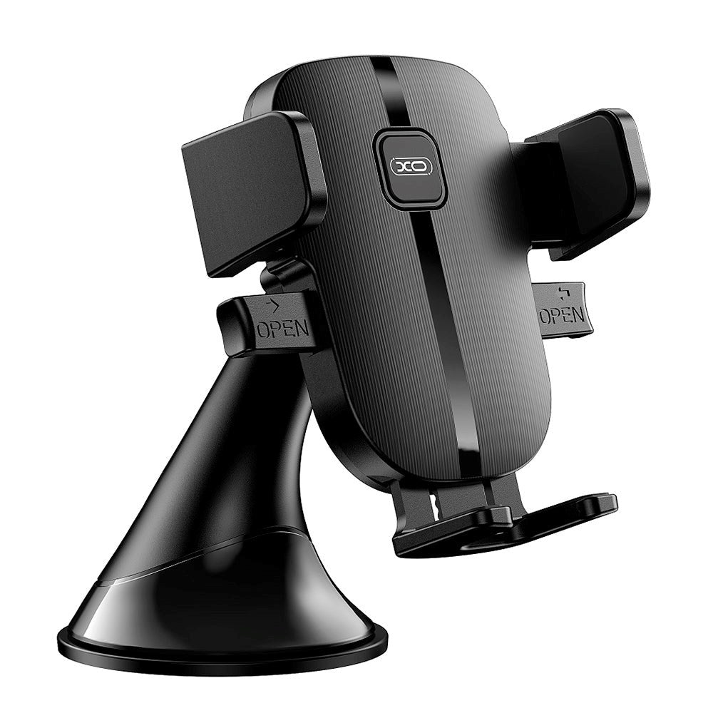 XO C120 Mobilholder til Bilen - Til Instrumentbræt - Mobil Max: 55 - 90mm - Sort