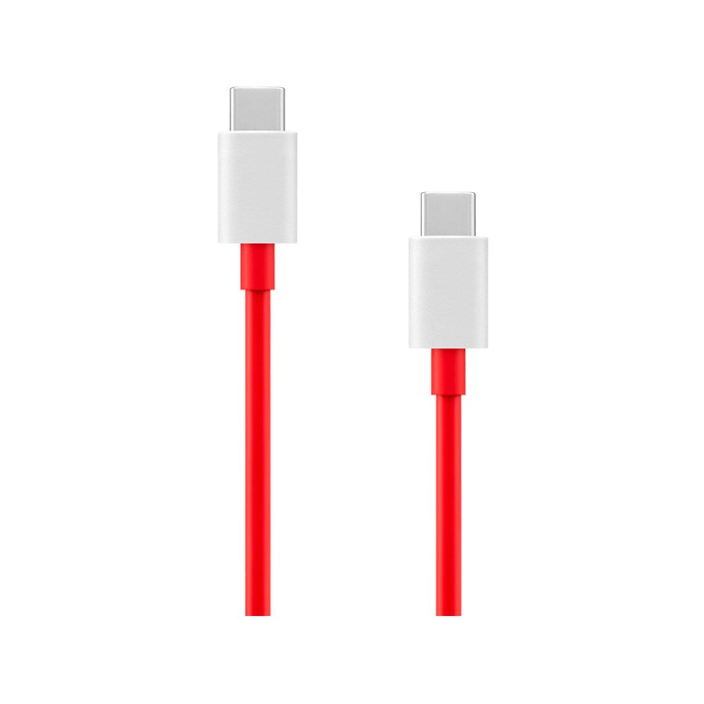 OnePlus - Vægoplader m. USB-C til USB-C Kabel - 120W USB-C / USB-A - Hvid