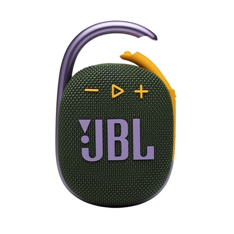 JBL CLIP 4 Bluetooth Højtaler Støv- og Vandtæt m. Karabinhage - Grøn