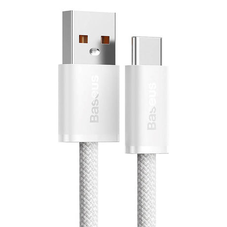 Baseus Dynamic Series USB-A til USB-C Kabel 100W - 1 meter - Hvid