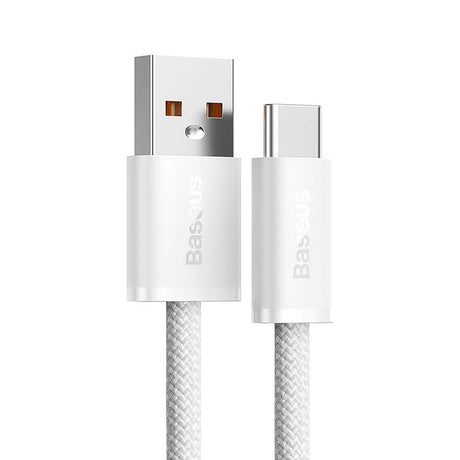 Baseus Dynamic Series USB-A til USB-C Kabel 100W - 2 meter - Hvid