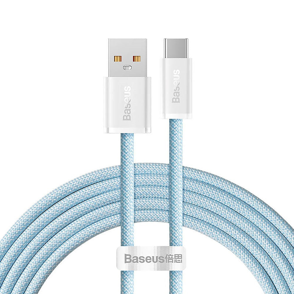 Baseus Dynamic Series USB-A til USB-C Kabel 100W - 2 meter - Blå